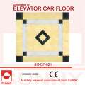 Cores nobres de piso de PVC para a decoração do assoalho do carro do elevador (SN-CF-621)